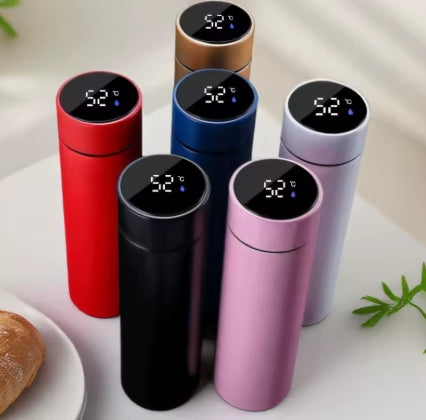 Termos z pomiarem temperatury z sitkiem