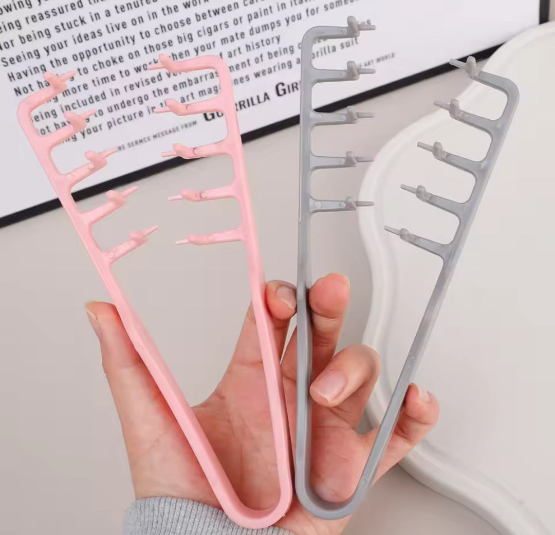 Wiralowy grzebień do układania włosów i rozczesywania