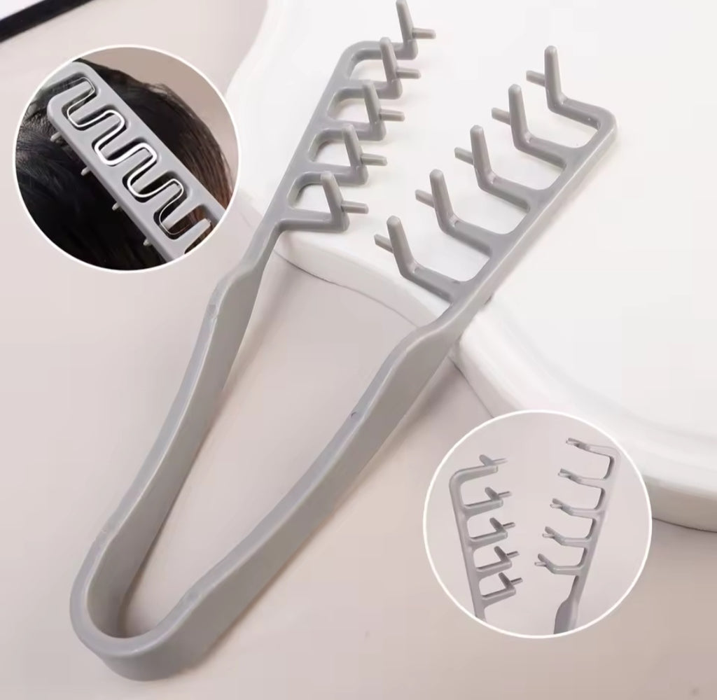 Wiralowy grzebień do układania włosów i rozczesywania