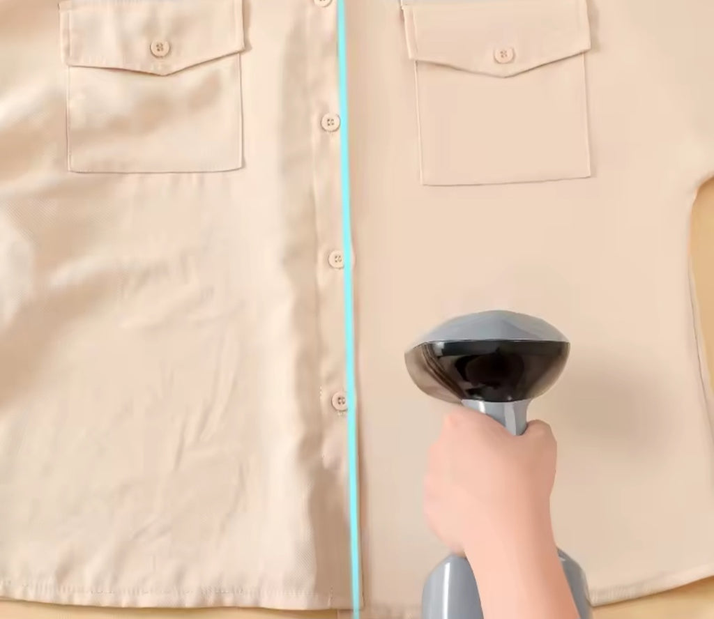 Przenośna i podręczna parowa prasowalnica do ciuchów