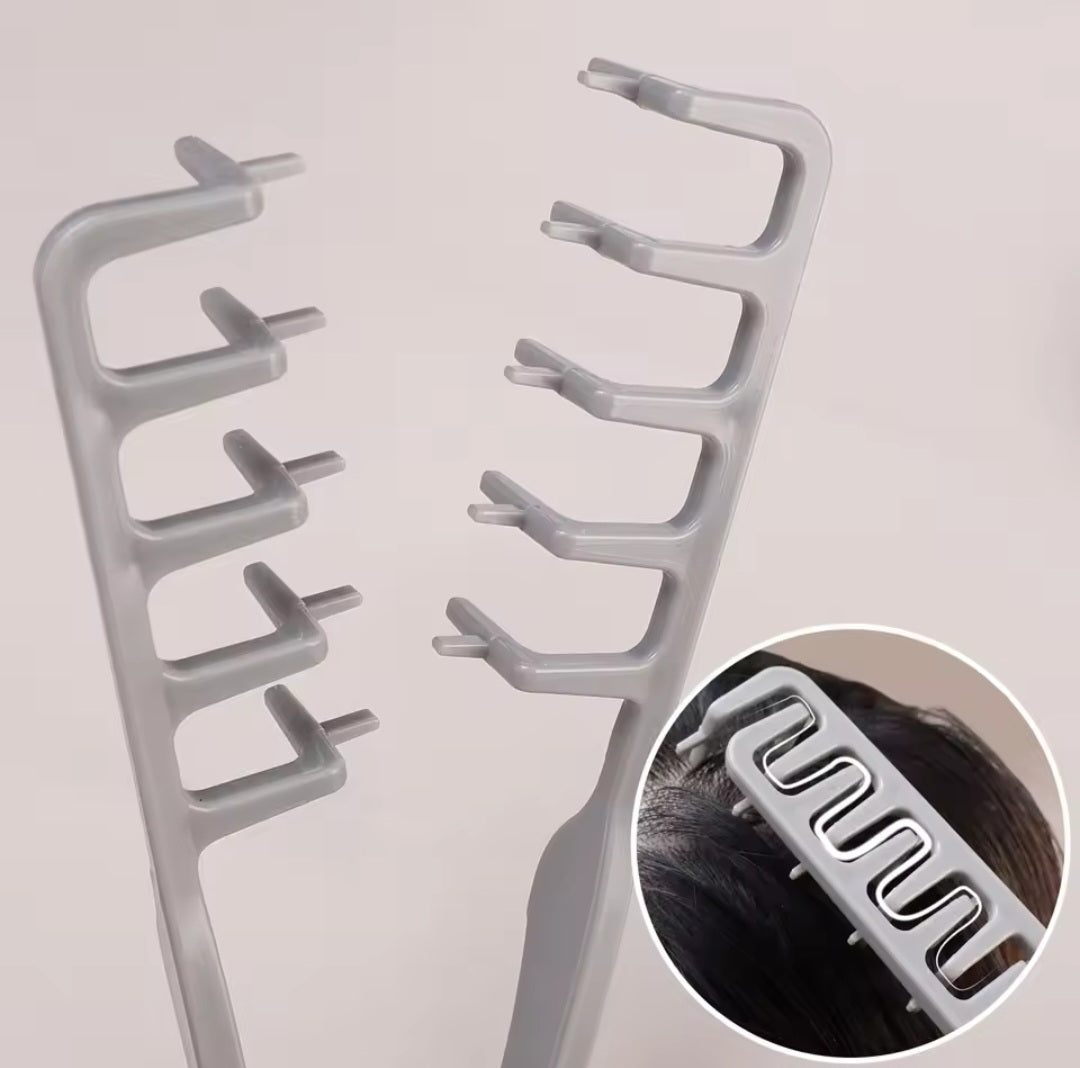 Wiralowy grzebień do układania włosów i rozczesywania