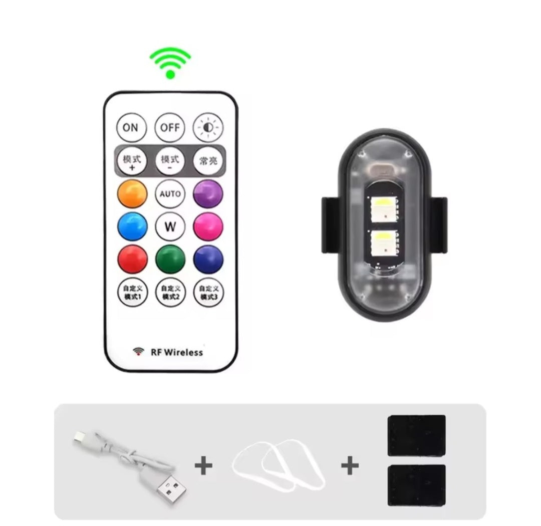 LED na żepy wiele kolorów + 2 kable typu mikro USB 2 sztuki